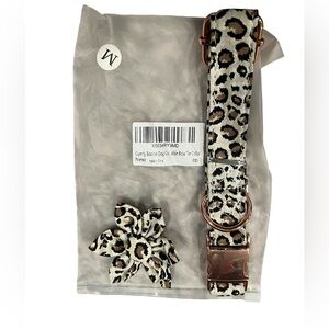 COPY - 🐶 NWT Dog Bowie Collar Leopard Print